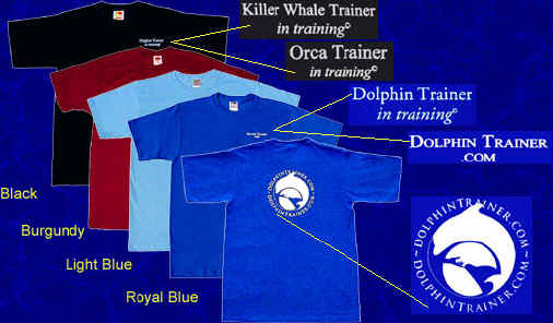 Click here for more information about our DolphinTrainer Logo T-Shirts!